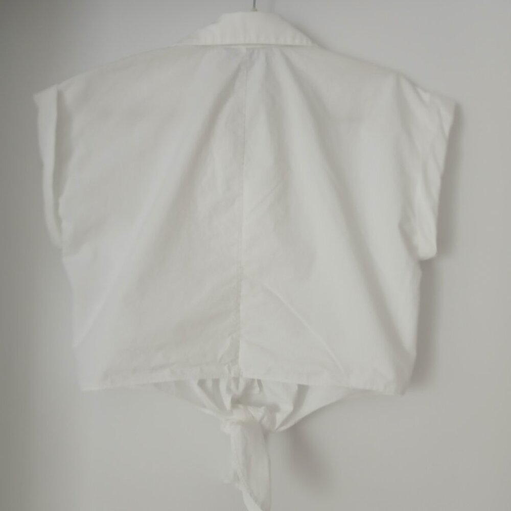Banana Republic Factory Tie-Front Cropped Top - Picture 2 of 5